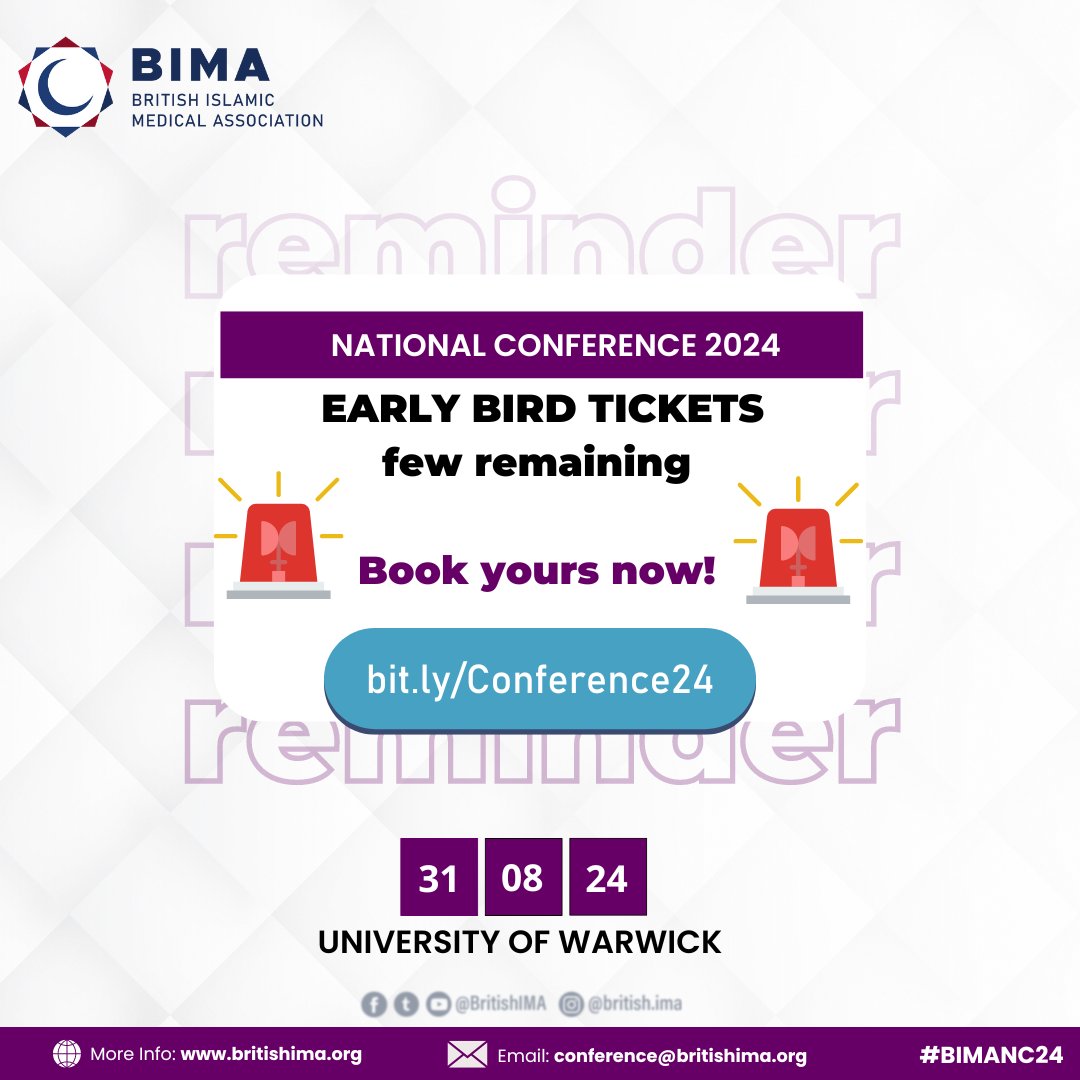 📢 National Conference 2024 Early Bird tickets running low! Link: bit.ly/Conference24 💬 Hurry and secure your spot with early bird tickets before they're all gone! Stay tuned for updates & mark your calendars. Let's unite to learn, grow, and make a difference.