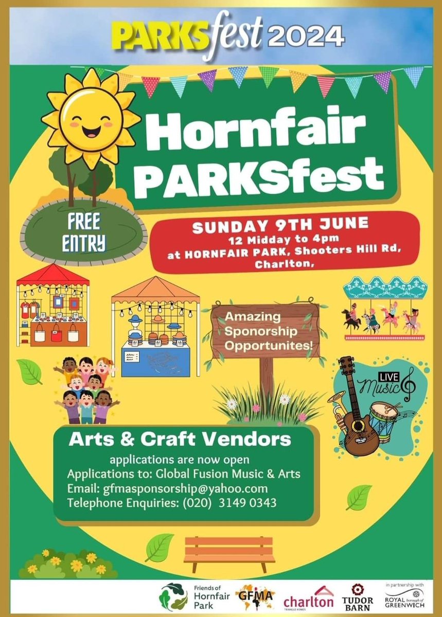 It's all happening at Hornfair Park in Charlton this summer!