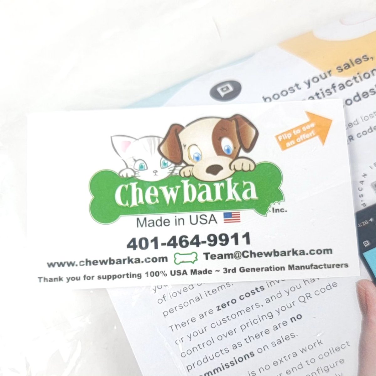 We are excited to receive a package from Chewbarka! They sent us sample packs to provide to our new customers. Check out all these samples. If you aren't familiar with @chewbarka, you are missing out! 

#laserengraving #pet #entrepreneur