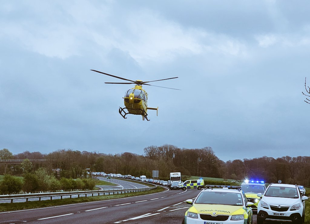 @BeepDoctors responding with @NWAirAmbulance today alongside @CumbriaFire @Cumbriapolice @NWAmbulance in South Cumbria.