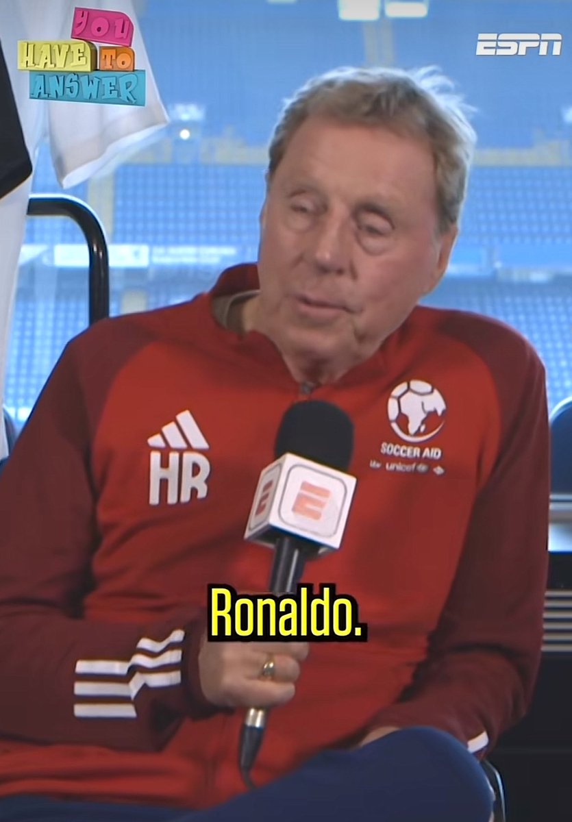 🚨 HARRY REDKNAPP on Ronaldo vs Messi: 'Ronaldo' [via @ESPNFC]