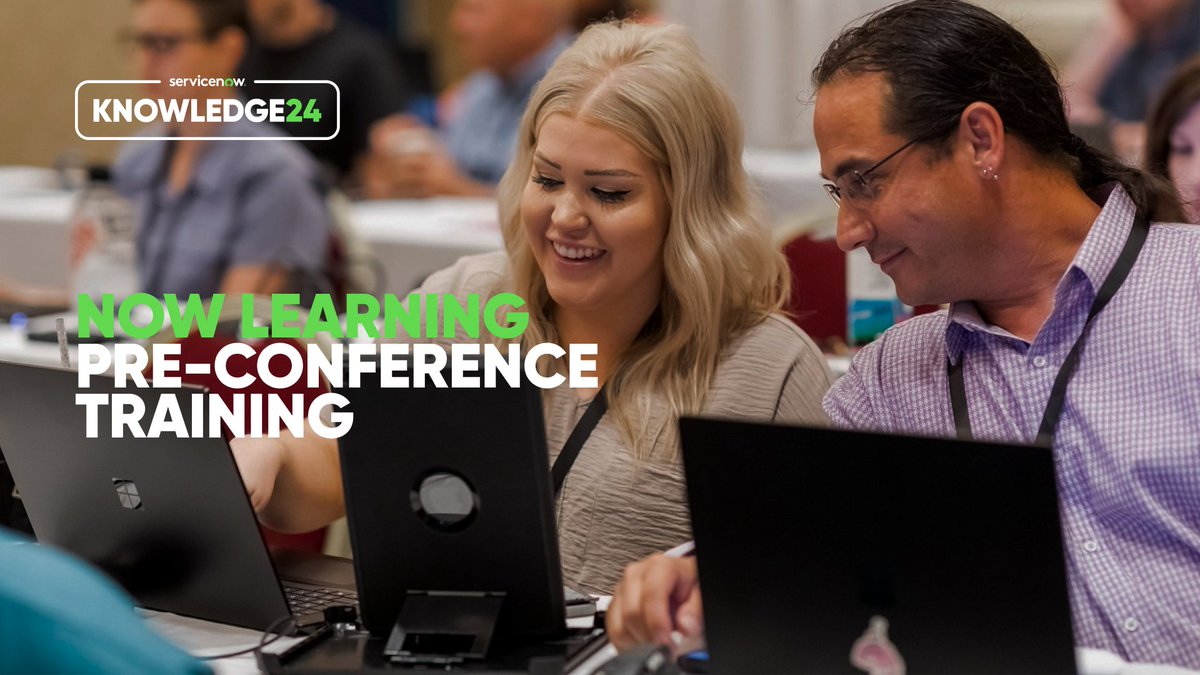 If these things sound good to you, Now Learning Pre-conference training at #Know24 is where you wanna be: ✋🏾 Two full days of hands-on, in-depth technical training 1️⃣ 5️⃣ Fifteen course titles to choose from 🥳 Access to experts, networking, and fun! spr.ly/6013wttAL