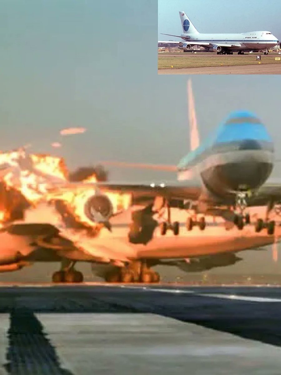 The Boeing 747 that made the first commercial passenger flight was also the first 747 to be hijacked, and was destroyed in the 1977 Tenerife airport disaster which is the deadliest aviation accident in history. #Aircraft #Aviation