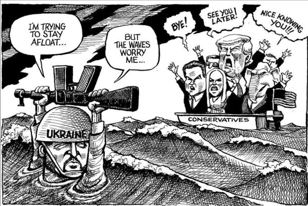 'Bye, Ukraine!' Cartoon in The Economist.