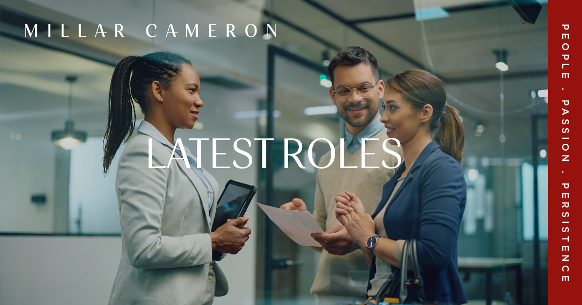 From C-suite to executive leadership roles, we are working on live briefs for senior positions across all of our key sectors. Visit our website and connect with our sector leads for confidential discussions. millarcameron.com/our-latest-jobs