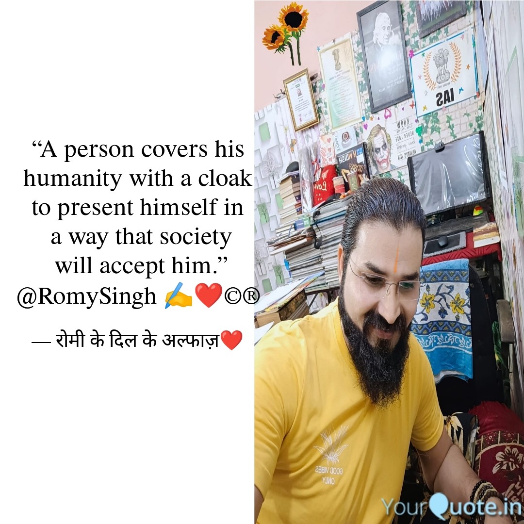 #person #cover  #way #society #present 
 
Read my thoughts on @YourQuoteApp #yourquote #quote #stories #qotd #quoteoftheday #wordporn #quotestagram #wordswag #wordsofwisdom #inspirationalquotes #writeaway #thoughts #poetry #instawriters #writersofinstagram #writers
#RomySingh✍️❤️