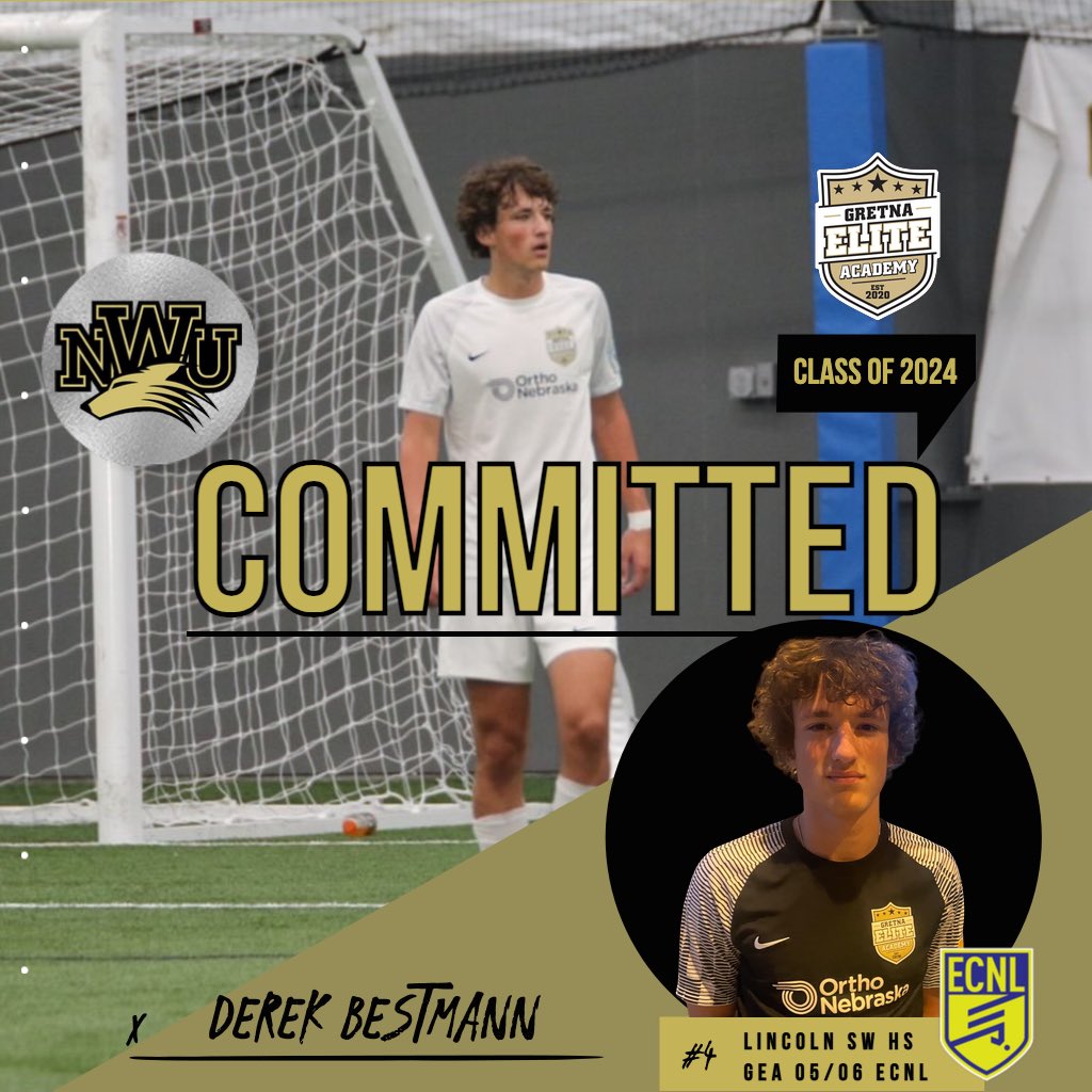 Lincoln, NE 🔜 Staying HOME 🏡 Congratulations to Derek Bestmann (2005/2006 ECNL) for verbally committing to Nebraska Wesleyan University 👍 We are proud of you Derek 🫡 Leaders. Play. Here. #GEAECNL #ClassOf2024 #DestinationNextLevel