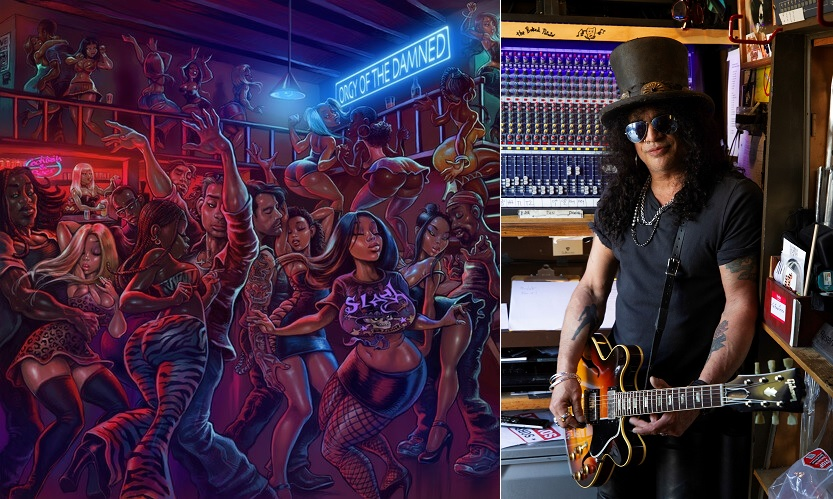 .@Slash joined forces with Chris Stapleton for a spirited cover of the early Fleetwood Mac classic 'Oh Well,' to preview Slash's upcoming record 'Orgy of the Damned.' Enjoy! bit.ly/49yY7kv