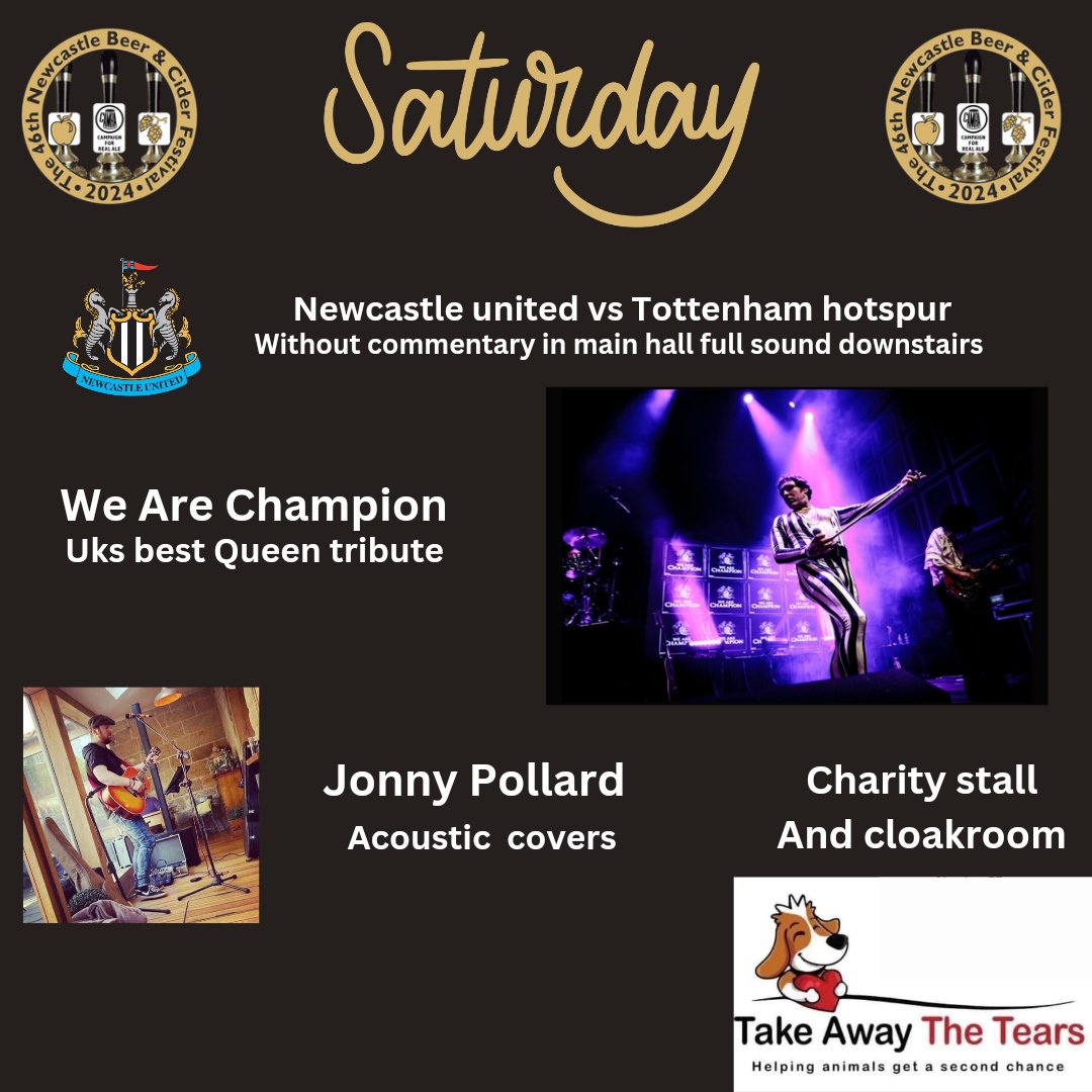 Still time to get your tickets for <a href="/WeAreChampionUK/">We Are Champion - A Tribute To Queen</a> on Saturday 
Nclbeerfest.uk