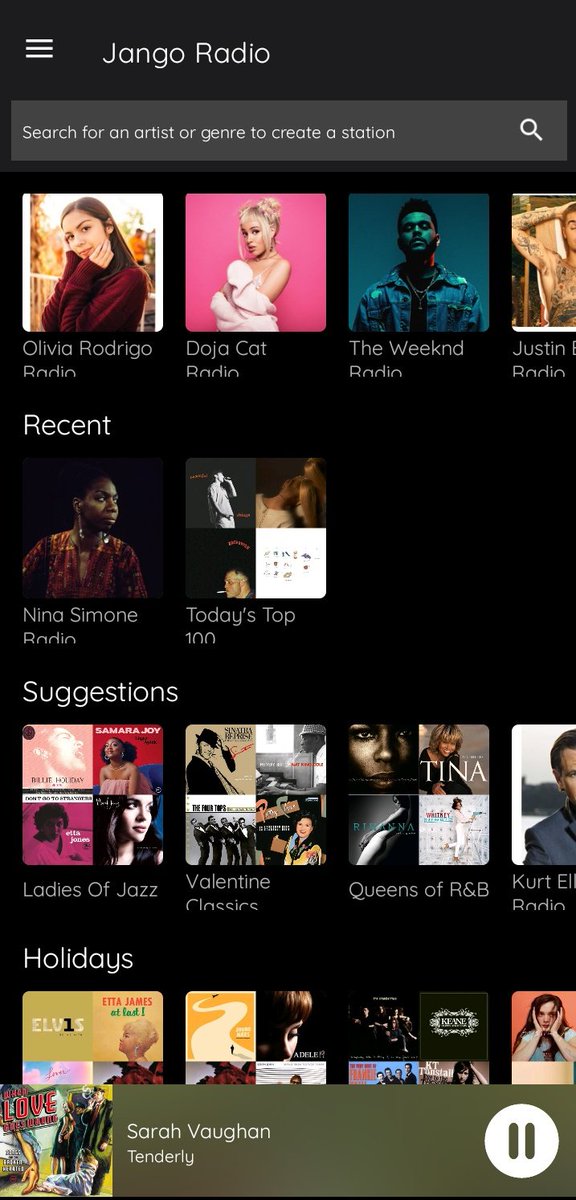 ArizaRush's tweet image. Por si les sirve el dato: encontré está app de música gratis y sin comerciales.
Me gusta mucho. Se llama #Jango