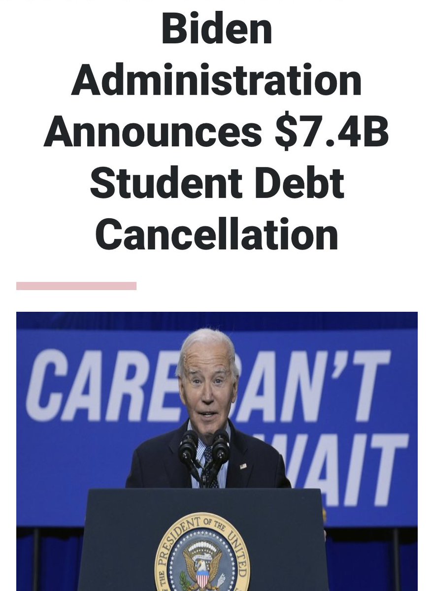 Congrats Xers! You’ve just been saddled with paying off student loans for complete strangers! Keep voting Democrat for more BS! 💩💩💩💩💩💩💩💩💩