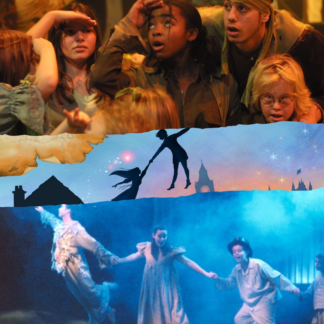 we're going back to Neverland for this #FiftyFriday, rewinding 20 years to very first time Peter Pan flew into Chickenshed in 2004! tickets for PAN go on sale 20 May, with an early bird 10% discount! #Chickenshed50