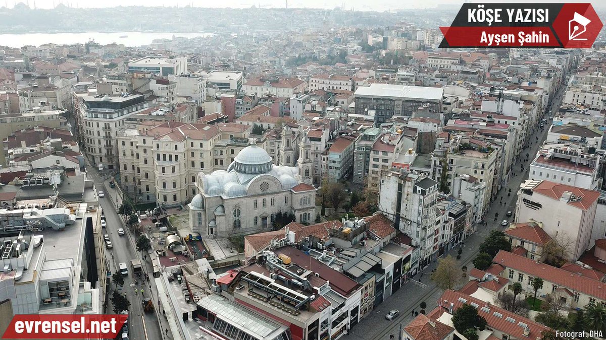 Şehri tanımak, yalnızca otobüs ve metro hatlarını bilmekten ibaret değil, AVM’deki mağazaların katlarını bulmaktan ibaret değil, şehirle tanış olmak başka bir şey. ✒️Ayşen Şahin (@temcikterelelli) yazdı evrn.sl/LSA73J