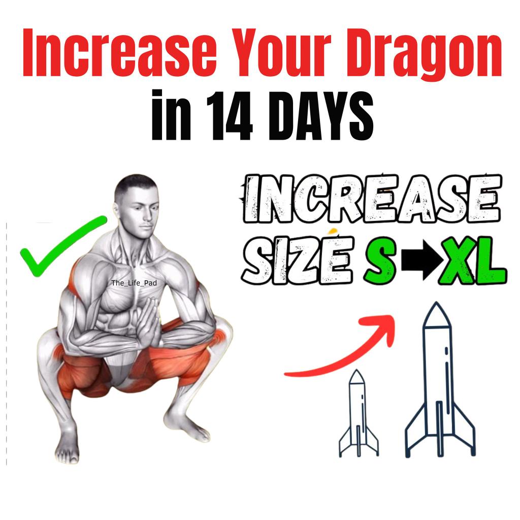 Increase your dragon size in 14 Days 🍆(All Men should do this exercises)