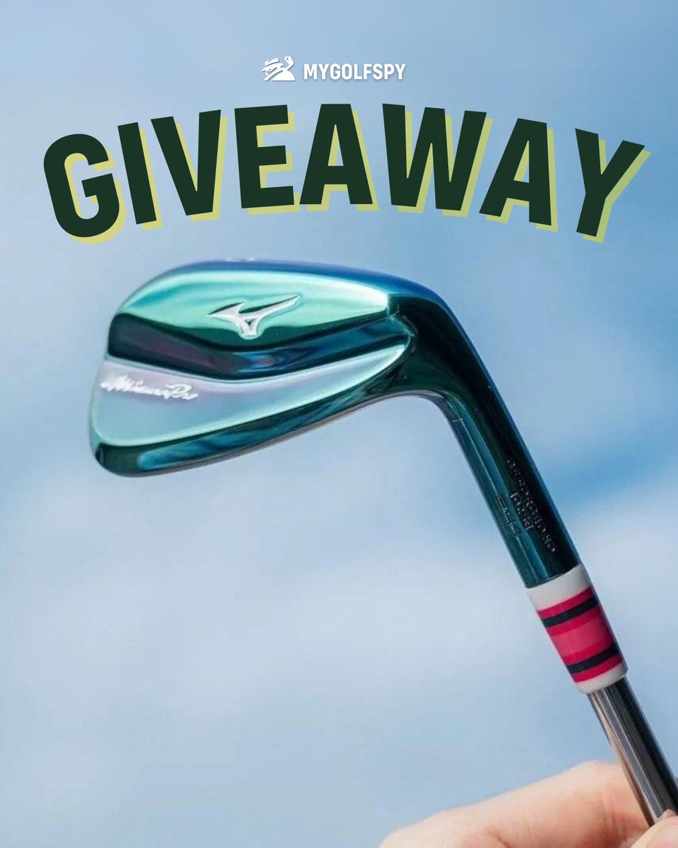 🌸 AZALEA IRON GIVEAWAY 🌸 We're sending a custom Limited Editon set of @MizunoGolfNA's Pro 241 Azalea Irons to one lucky reader! Instructions are pretty simple ;) HOW TO ENTER 👇🏼 ✅ RETWEET ✅ FOLLOW @MizunoGolfNA & @mygolfspy ✅ CLICK HERE: bit.ly/3QnEYLZ 😉