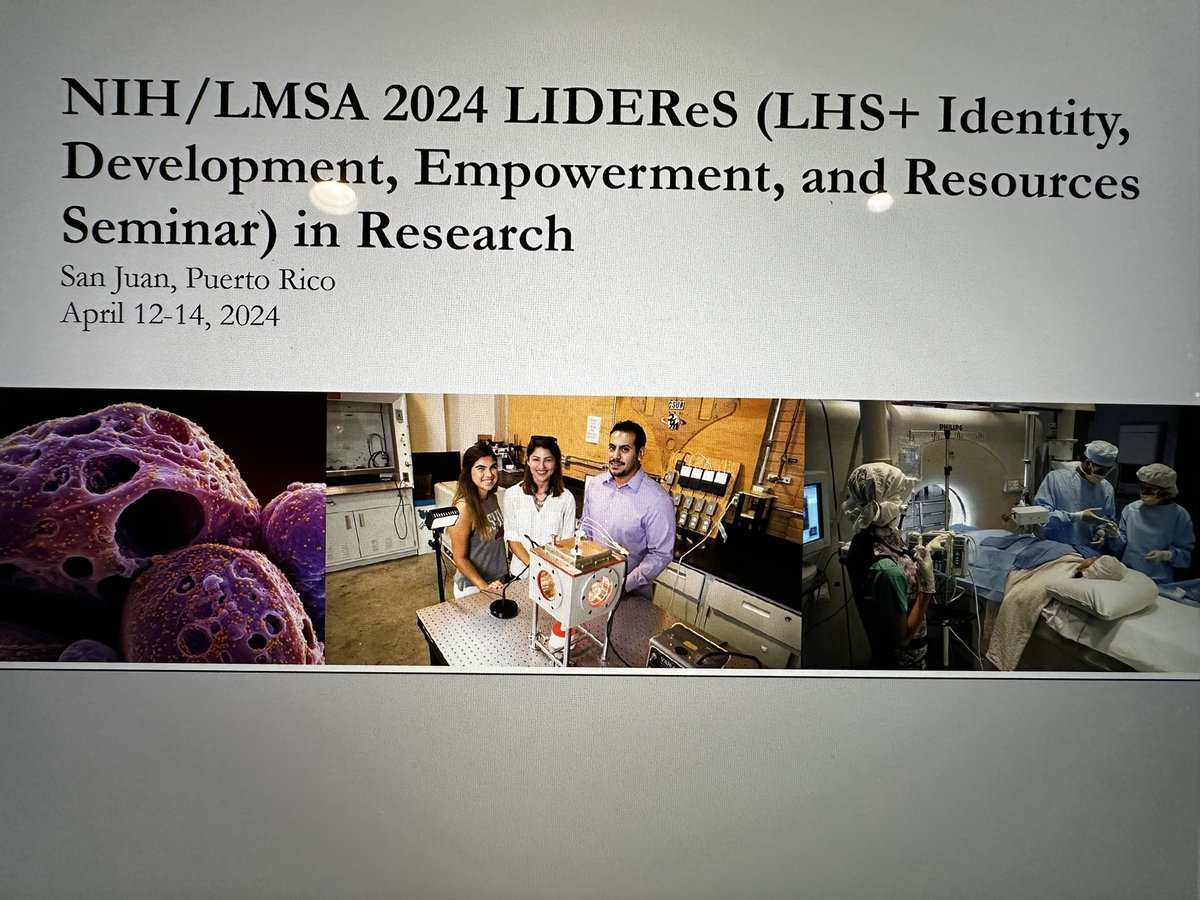 🌟 Thrilled to share that I’ve been selected as an awardee to attend the NIH/LMSA 2024 LIDEReS Seminar in San Juan, PR🇵🇷! Looking forward to engaging with fellow researchers on LHS+, identity, and empowerment in research. 🧠💪 Grateful for this opportunity to learn and grow. 🙏