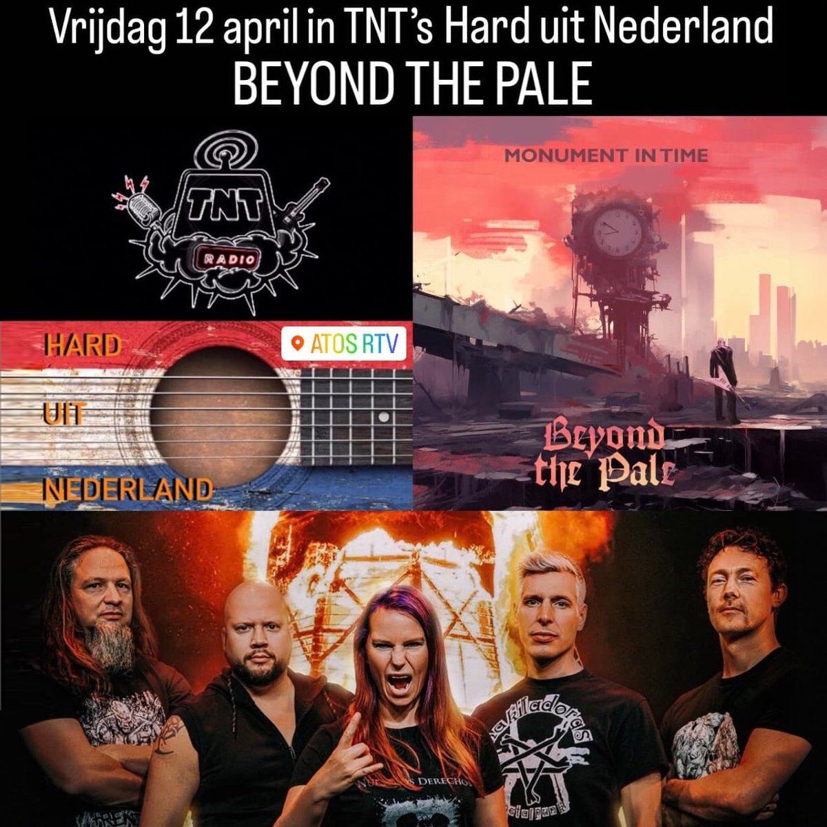 For all the Dutch Wildings: we zijn vanavond tussen 22.00-23.00 uur te gast bij T.N.T. Radio 🤘. Te beluisteren via atosrtv.nl, ook later nog mocht je de uitzending missen. 
#metal #metalradio #metalmusic #radio #dutchmetal #BeyondThePale