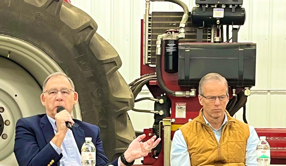 dustinkittle's tweet photo. You are looking Live at the Farm Bill Listening Session in Sioux Falls, South Dakota with Senator John Thune of South Dakota and Senator John Boozman of Arkansas —
Today and everyday is a good day to:
#ReformFarmCredit https://t.co/fQIDvdq4HM