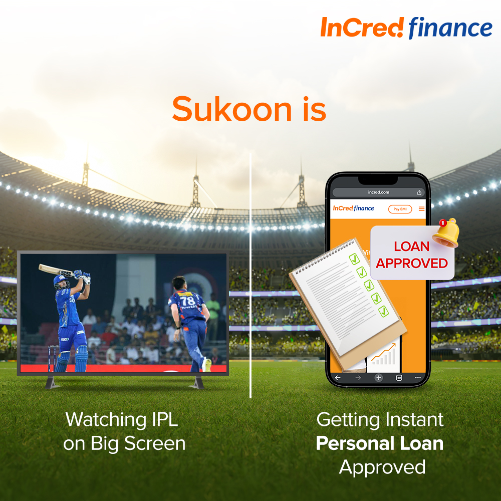Experience the thrill of IPL season like never before – on the big screen! With InCred Personal Loan solutions, make your viewing experience unforgettable. Enjoy every match in style. Apply Now - bit.ly/493CzNc . . . #InCredFinance #Fintech #Loans #PersonalLoan