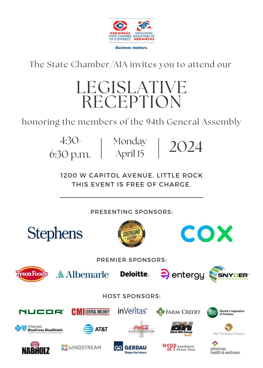 Don't forget! Our Big Tent Legislative Reception is on Monday!