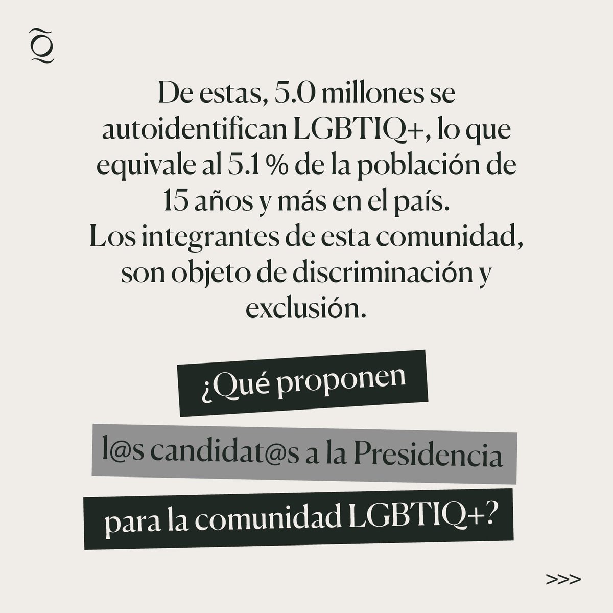 Te invitamos a conocer las propuestas de las candidatas y el candidato para la comunidad LGBTIQ+ 🏳️‍🌈 en este hilo.

#politicaspublicas #eleccionesmexico2024 #eleccionesmx2024 #asuntospúblicos #inclusiónsocial