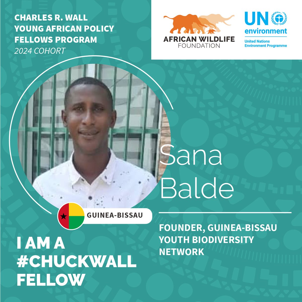 #Charles R. Wall Policy Fellows

I am honored to have been selected for the prestigious #Charles R. Wall #Policy Fellows program. My objective is to engage in negotiations and raise awareness for biodiversity conservation.
@AWF_Official 
@GYBN_CBD