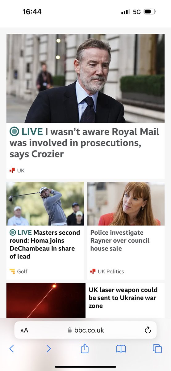 Yes,BBC, you love that, don’t you, to put that as one of 3 main headlines on your website.

What about the immeasurable scandals of your Tory-Bosses which involve billions of pounds+not £1500?

Ridiculous.

But hey, no surprises. 

The Tory-Propaganda-machine is running.

#GTTO