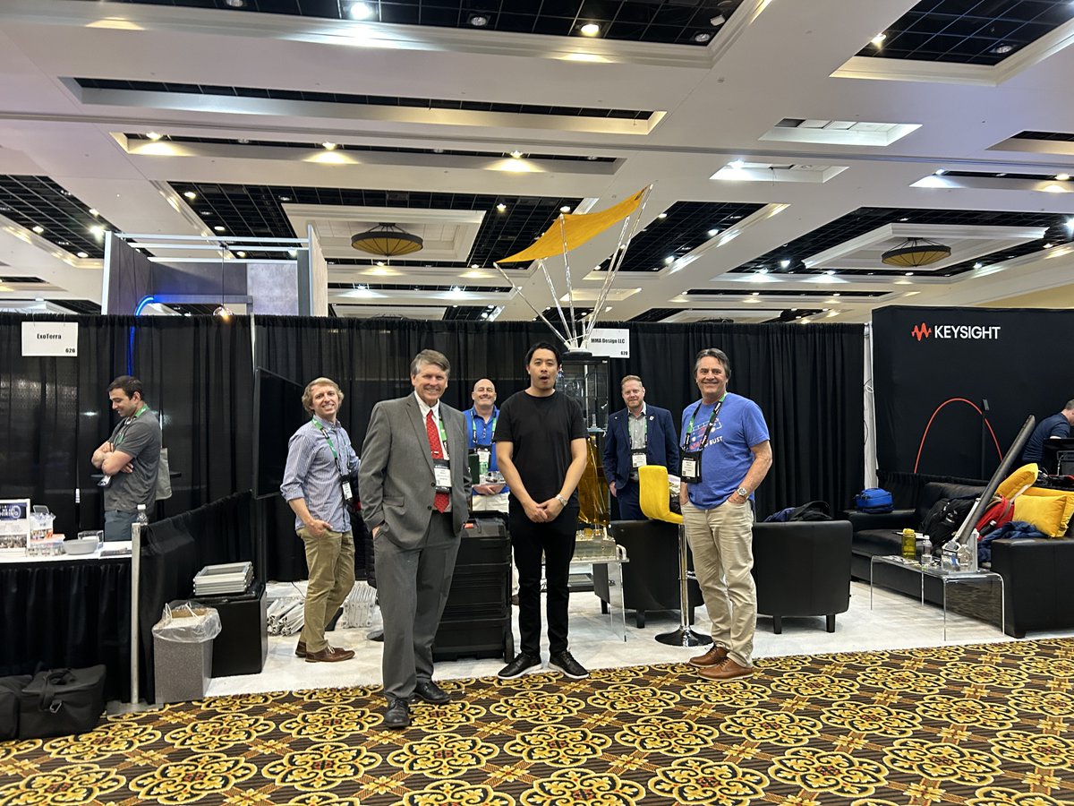 That's a wrap on #39Space #SpaceSymposium! Thanks to the @spacefoundation for another great event! 

#Space #Innovation #DeployableAntennas #DeployableSolarArrays #DeployableStructures #Deorbits #SpaceOptics #accomplishMORE