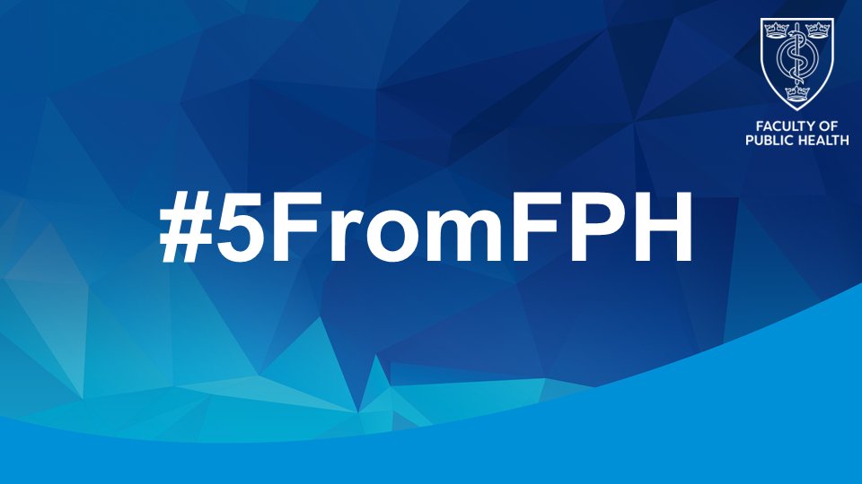 🧵#5FromFPH – Five highlights from the Faculty and our partners on X this week as we work together to support Better Health For All – leaving no one behind.