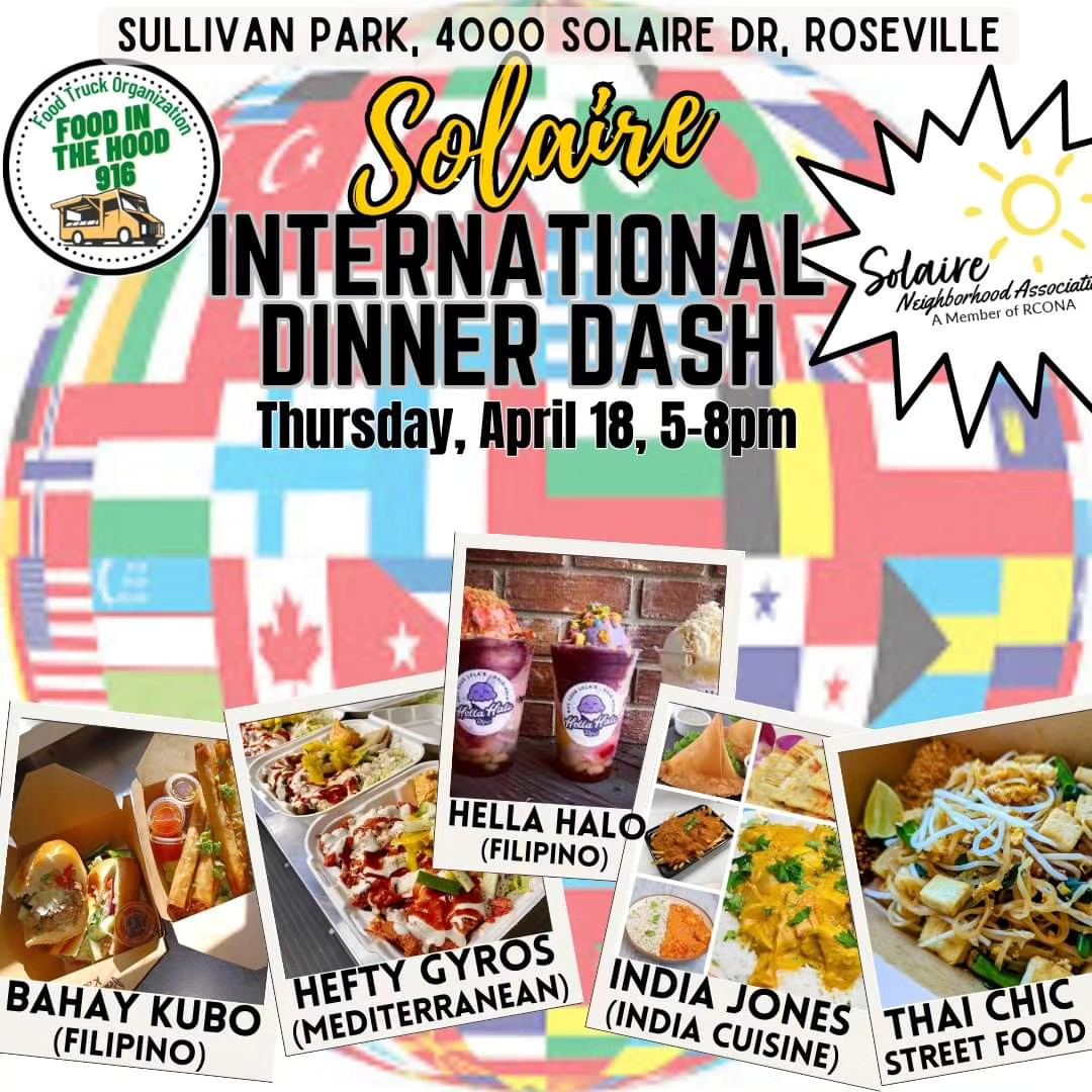 India Jones at Solaire Int'l Food Dash
Thursday, April 18⋅ from 5 – 8pm
4000 Solaire Dr, #Roseville 95678

Online Ordering at indiajoneseatery.com

#foodie #indianfood #foodtruck #eatlocal #dinner #comeeat #togofood #tacos #fries #curry #gourmet #norcaleats #rocklin