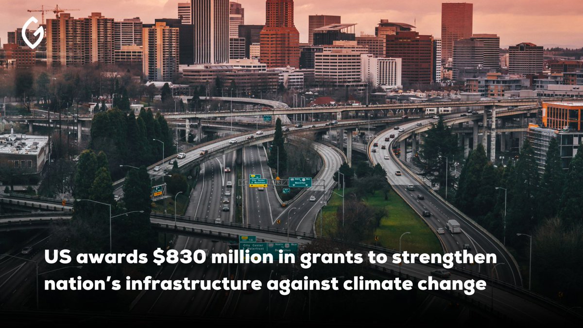 green_digest's tweet photo. The Biden administration has awarded $830 million in grants to fund 80 projects aimed at fortifying the nation's aging infrastructure against climate change.

The funds, which come from the Bipartisan Infrastructure Law passed in 2021, will be used to improve bridges, roads, ports, rail, transit, and other infrastructure across 37 states, Washington, D.C., and the Virgin Islands.

This is part of a larger federal effort to combat the negative effects of climate change, with President Biden earmarking over $50 billion for climate-related projects.

Source: AP News
