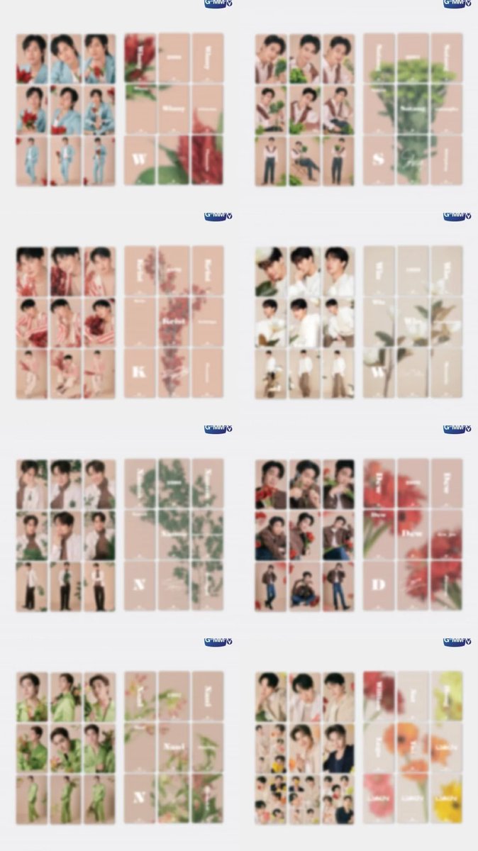 💐 BLOOMING SERIES EXCLUSIVE PHOTOCARD SET