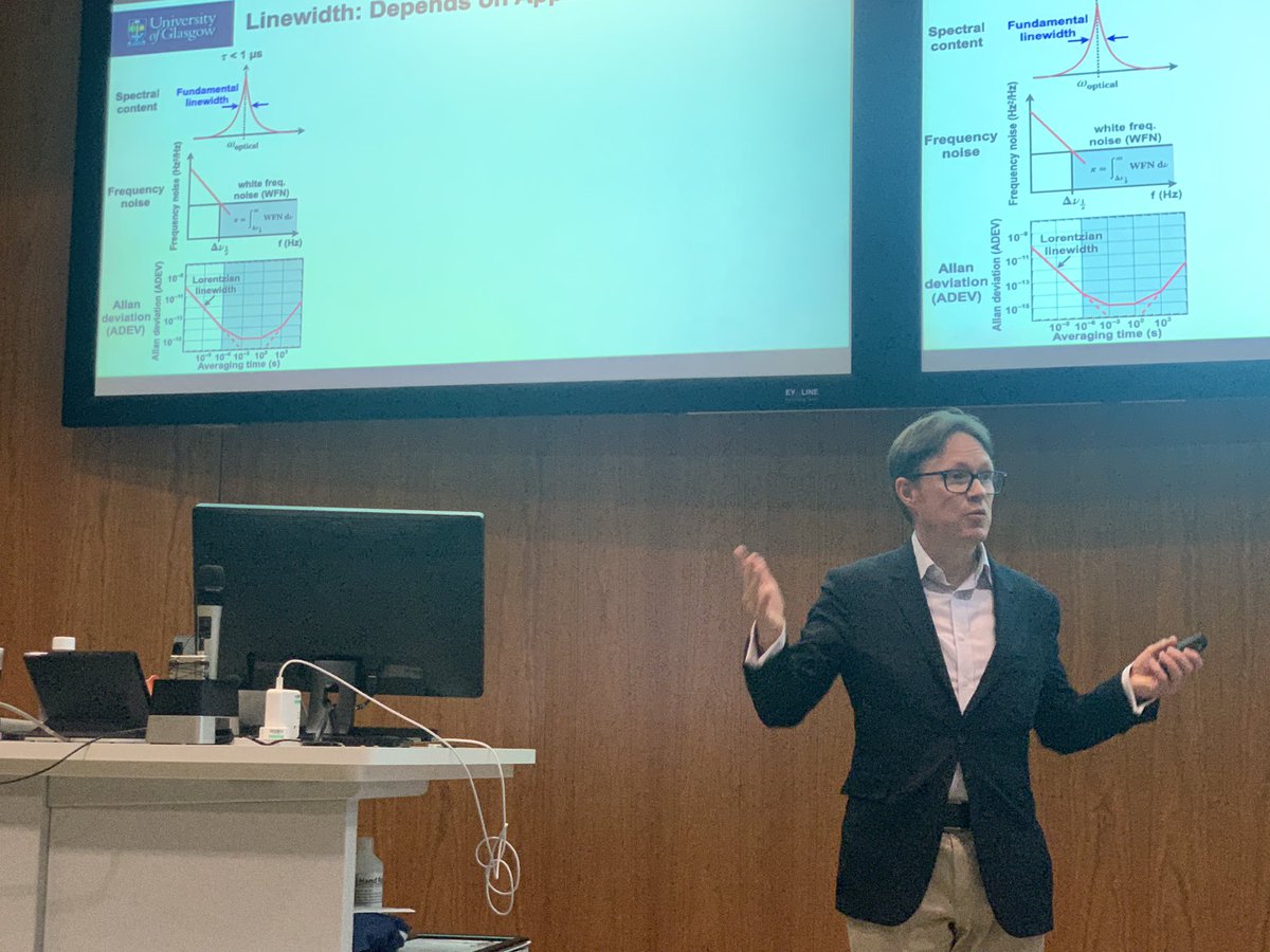 Afternoon session of Day 5 of the 2nd @UofGlasgow Quantum Science and Technology School: gla.ac.uk/events/confere… started with a fantastic lecture on Quantum Navigation by Prof Douglas Paul @SemiconUofG!