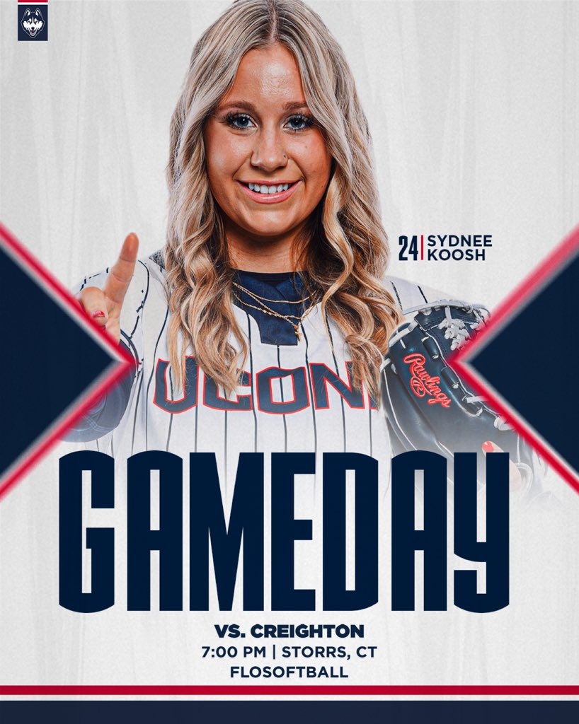 Friday night under the lights! 🆚: Creighton ⏱️: 7:00pm 📍: Storrs, CT 🎟️: uconnhuski.es/BigEast-Spring 📺: bit.ly/3xGAnxA