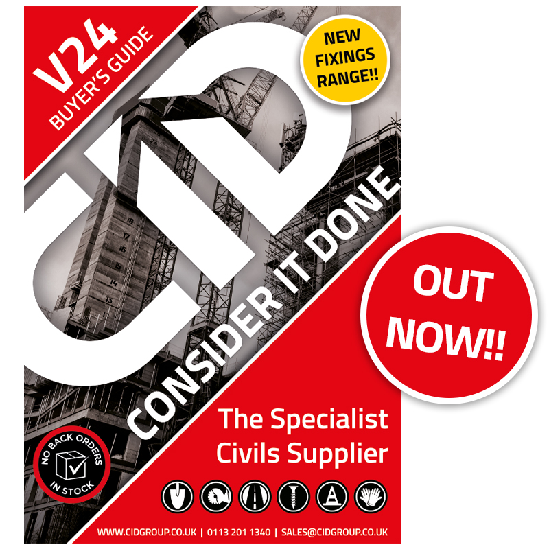 ⚠️V24 - Buyer's Guide (Issue A) is Out Now!!⚠️

To request your copy of V24 - Buyer's Guide (Issue A), please visit this link: go.cidgroup.co.uk/V24-Issue-A-Re…

#civils #safety #Utilities #tools #PPE #constructionuk #trafficmanagement #Infrastructure #groundworks #catalogue #buyersguide