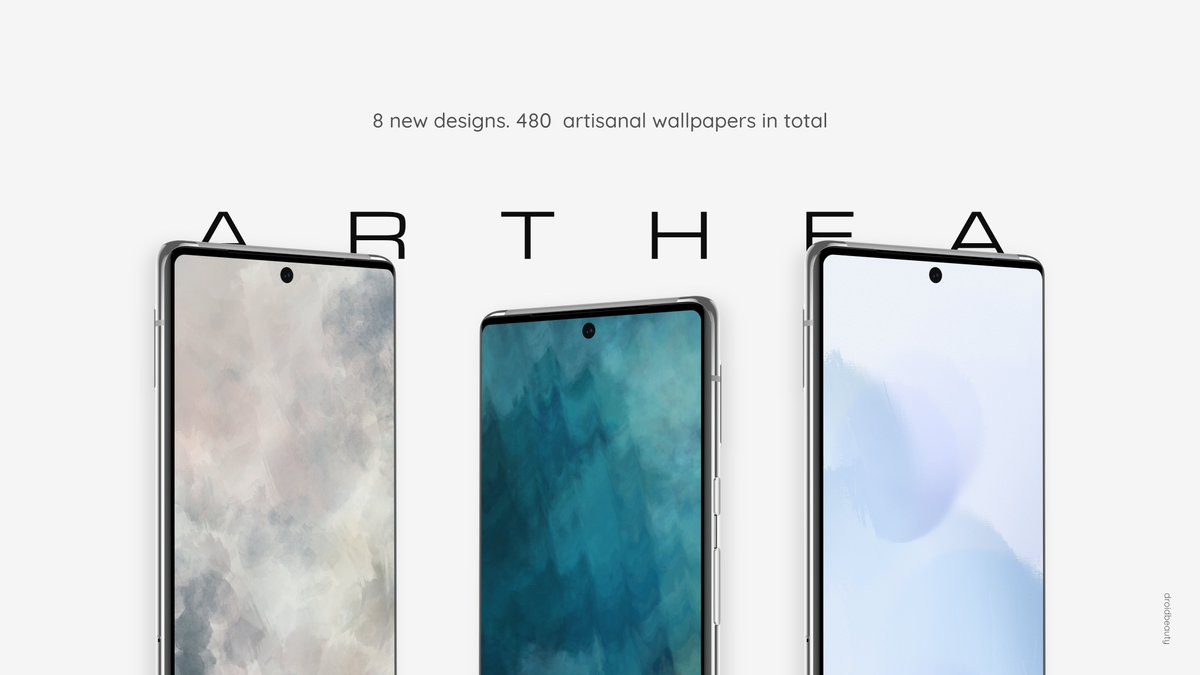 👀

Next step for Arthea is here! Adding 8 all new designs for total of 480 artisanal designs 👌🏻🔥

→ bit.ly/ArtheaWallpape…

#theme #wallpaper #android #homescreen #minimal #setup #gradient #pixelmator #design