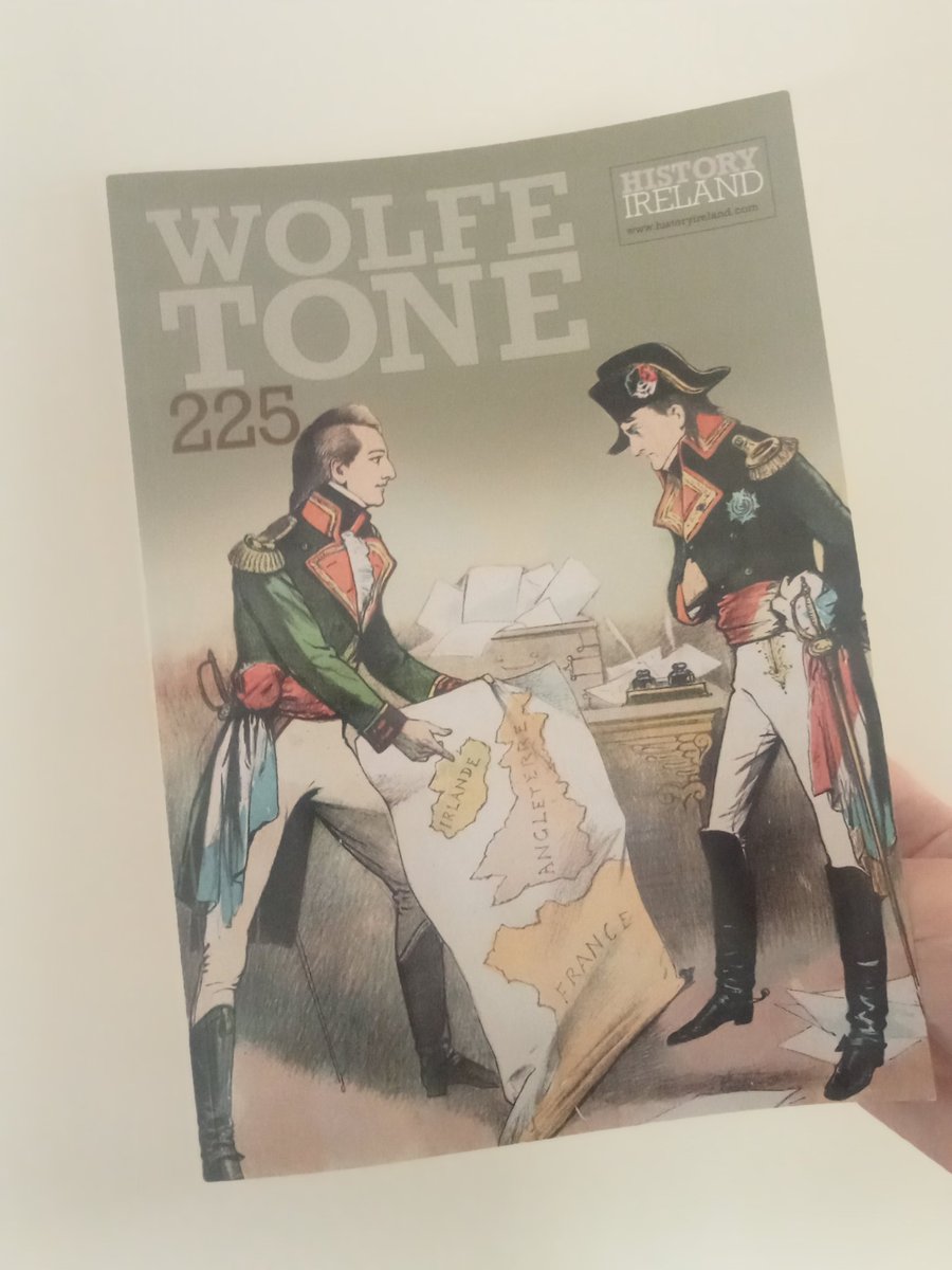 Delighted to be part of this new History Ireland special on Theobald Wolfe Tone. Contributors include @JohnMulqueen12, Guy Beiner, Marianne Elliott and more. In shops now.