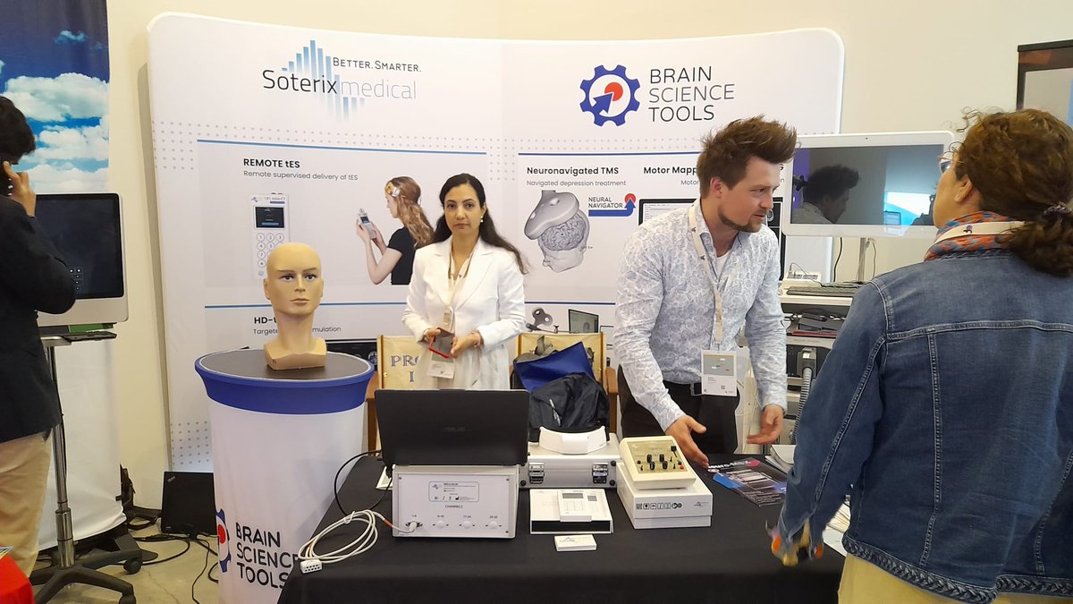Visit our joint booth with @brainscitools in Exhibition Hall Level 1 at the 6th European Conference on Brain Stimulation in Mental Health in Lisbon. Our team will be giving live demos of our tES and HD-tES systems!

#brainstimulation #neuromodulation #tDCS #tES