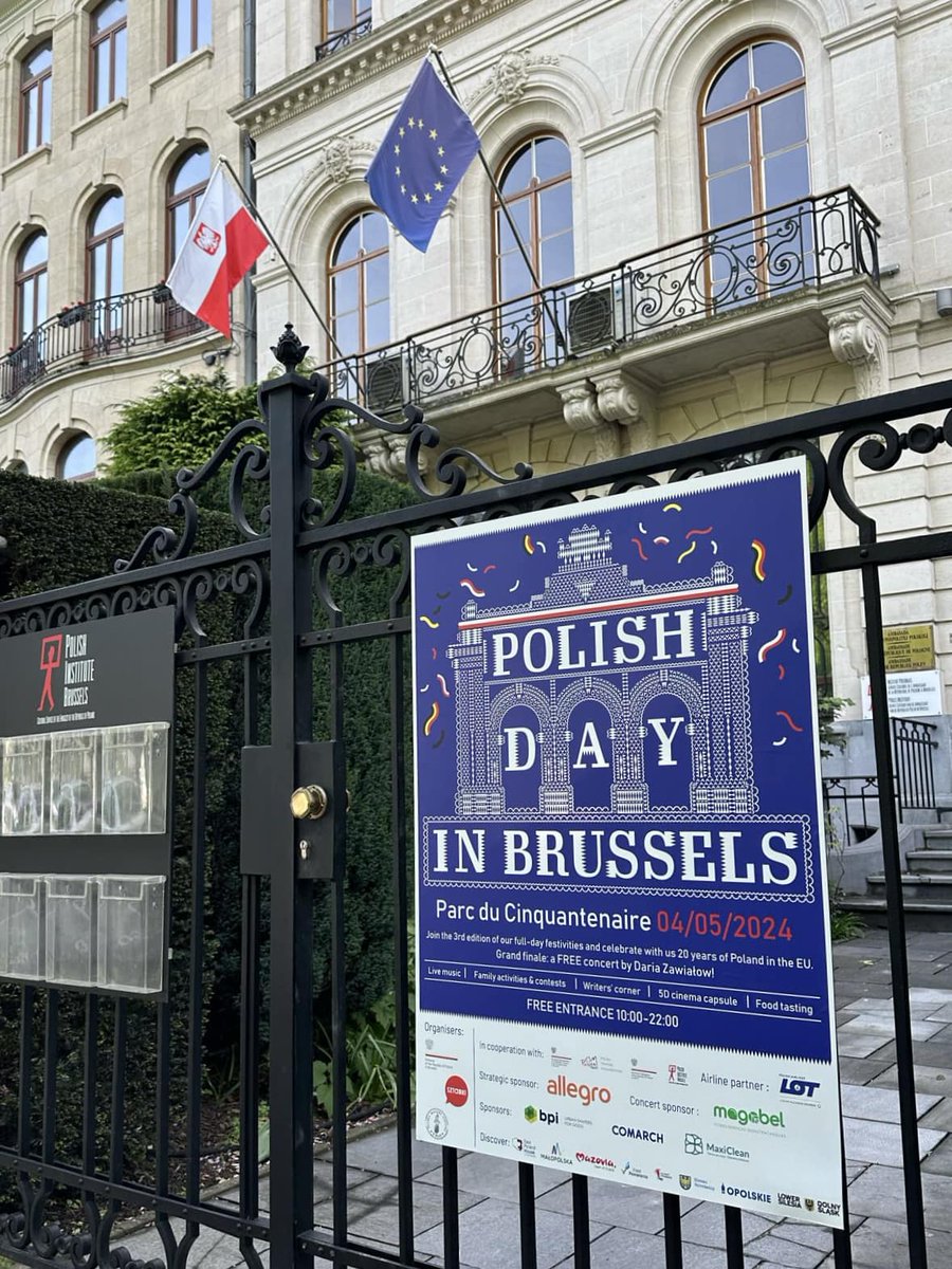 #PolishDayInBrussels 2024 posters are here! 📅 4.05.2024 🕙 10:00 - 22:00 📍 Parc du Cinquantenaire