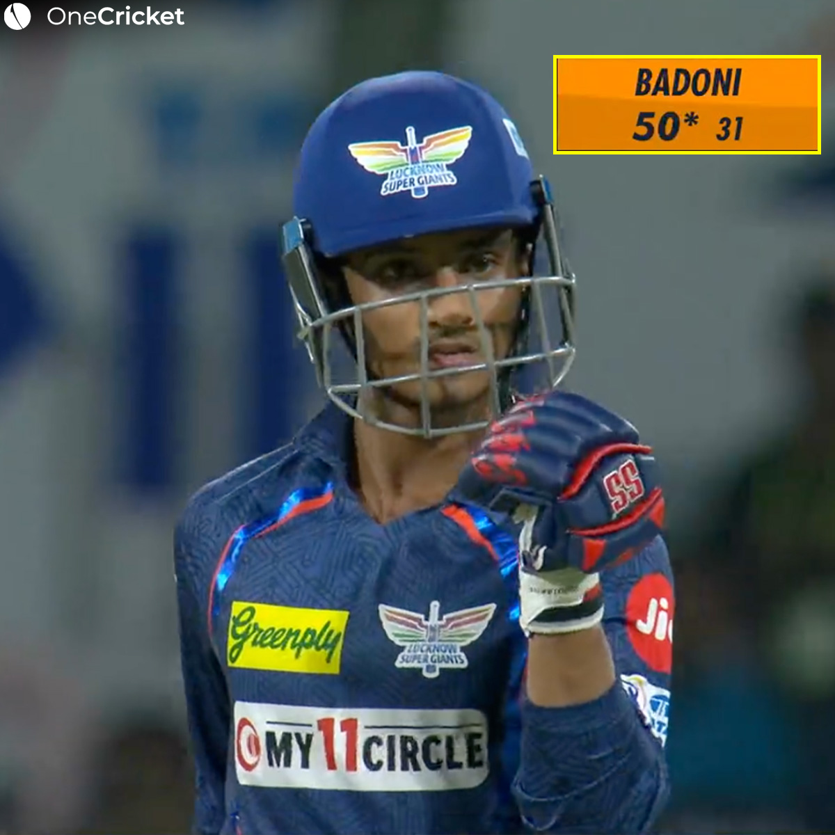 Fourth T20 fifty for Ayush Badoni. He has stepped up when his team needed the most. 📸: Jio Cinema #IPL2024 #LSGvsDC