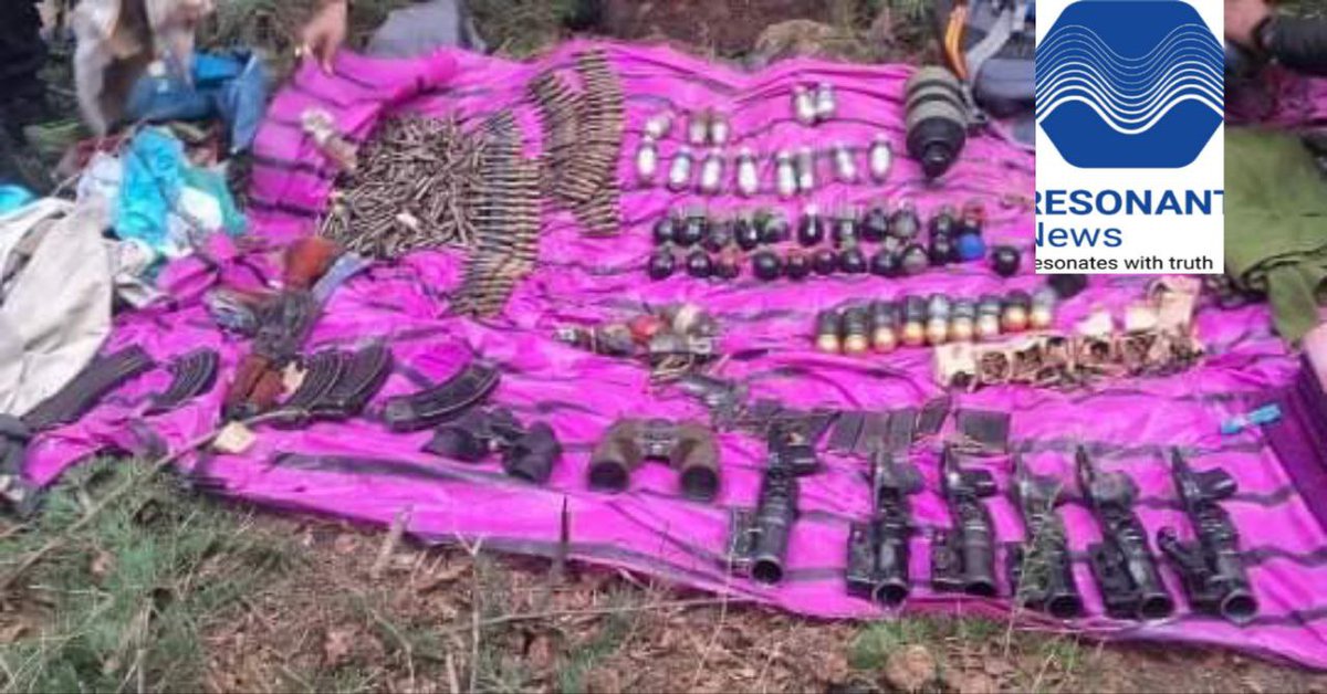 🛑🛑 Security forces, in a joint operation, recovered a huge cache of arms, ammunition, and other war-like stores in the Gangbug Forest area of Kupwara district. 😋😋👇