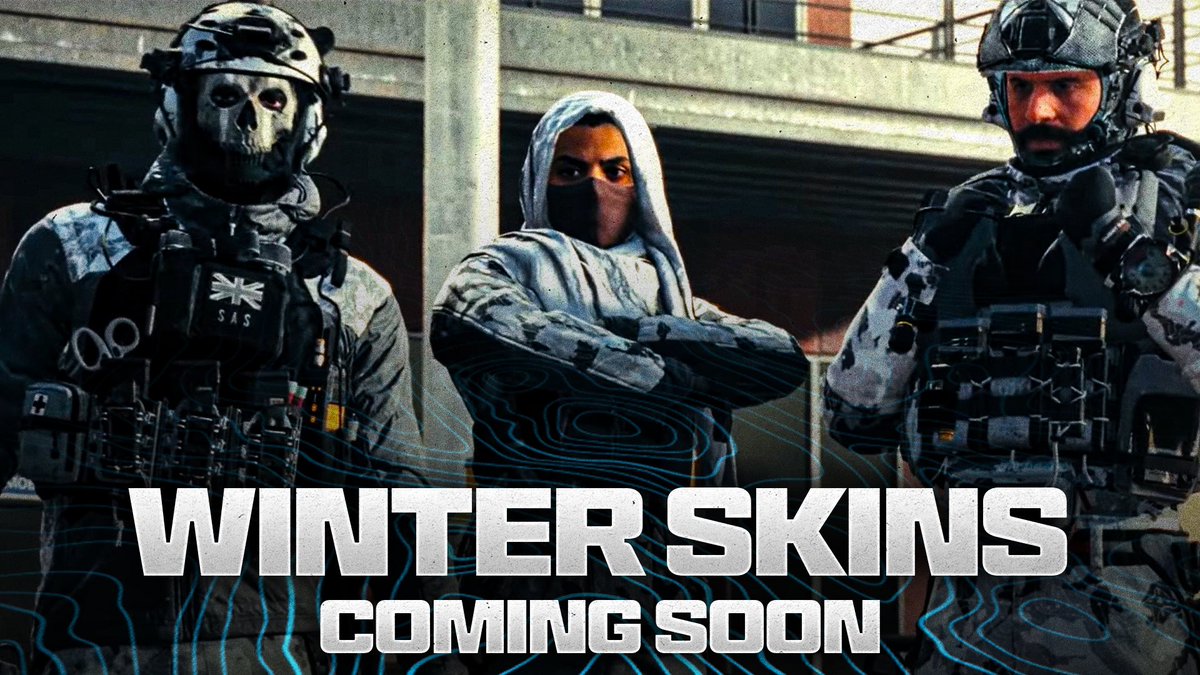 #MW3: NEW ‘Winter 141’ Campaign Skins are coming!

💥 Season 3 Cinematic shows Ghost, Price, and Farah with their ‘Snow Tundra’ Outfits — could release at Mid-Season!