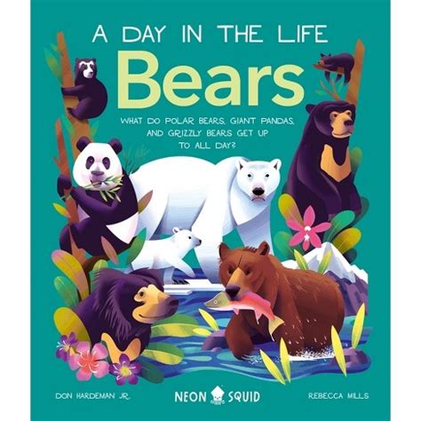 What do Polar Bears, Giant Pandas, and Grizzly Bears Get Up to All Day? Set over a 24-hour period, meet black bears, grizzlies, and cute polar bear cubs in this kids’ nonfiction book by expert Don Hardeman Jr. neonsquidbooks.com/books/bears-a-… @neonsquidbooks