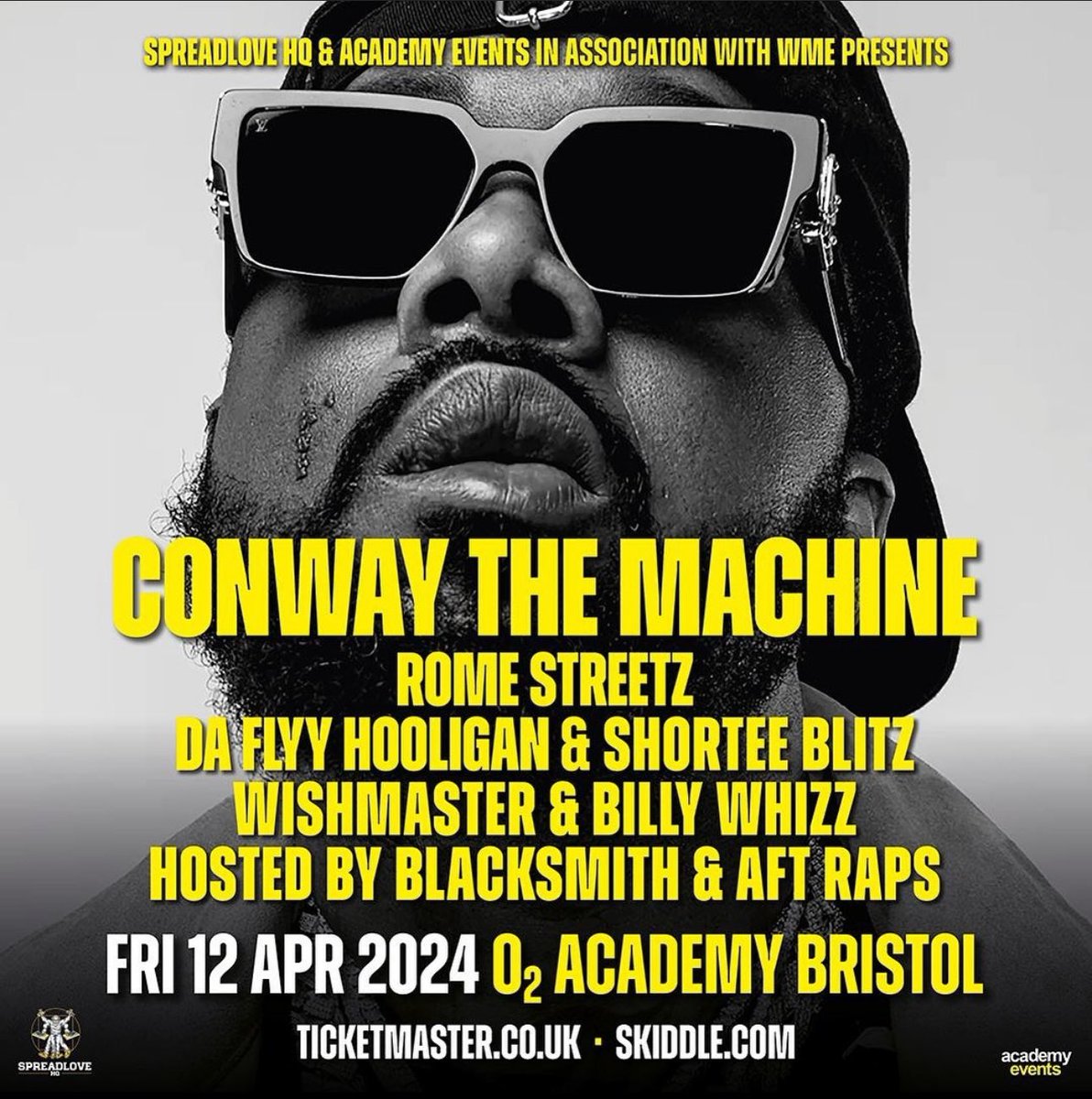 Hosting for the <a href="/WHOISCONWAY/">CONWAY</a> show in Bristol tonight via <a href="/TonySpreadLove/">Tony Spreadlove</a> - last tickets available!