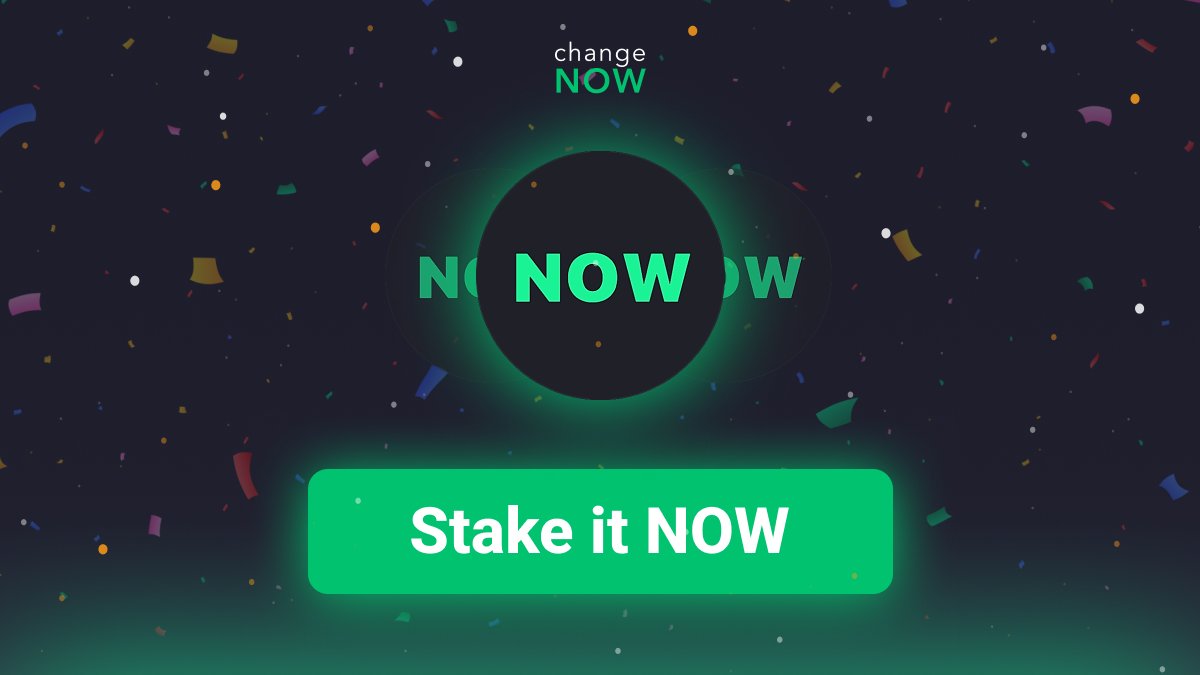 🚨Starting May 1st, the BNB Beacon chain will no longer reward NOW holders as the network gradually shuts down: now-l.ink/nowsafe 🤘Keep earning rewards through NOW staking: 1️⃣Log into your ChangeNOW account 2️⃣Deposit your $NOW tokens 3️⃣Enjoy life with 6.25% annual profit