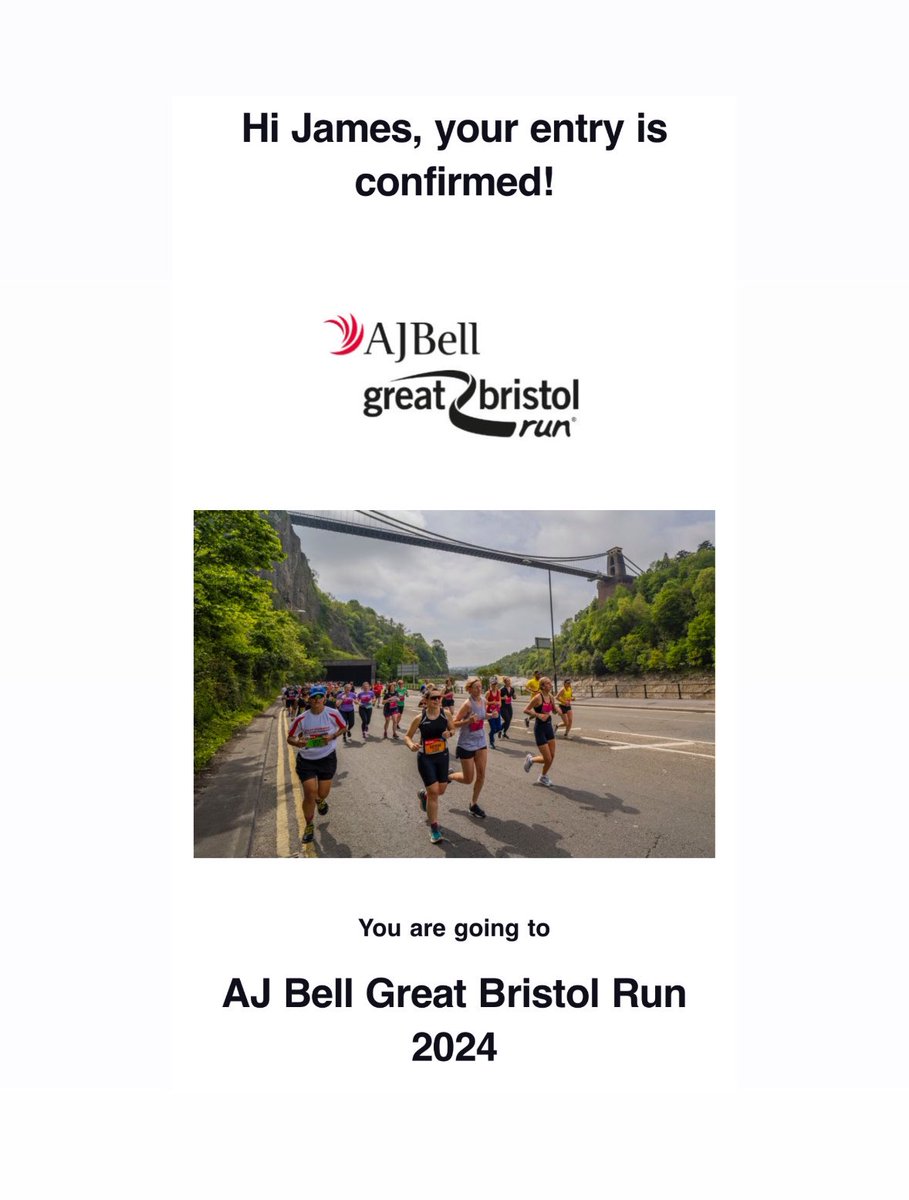 Just signed up for the half marathon. 5 weeks to go.