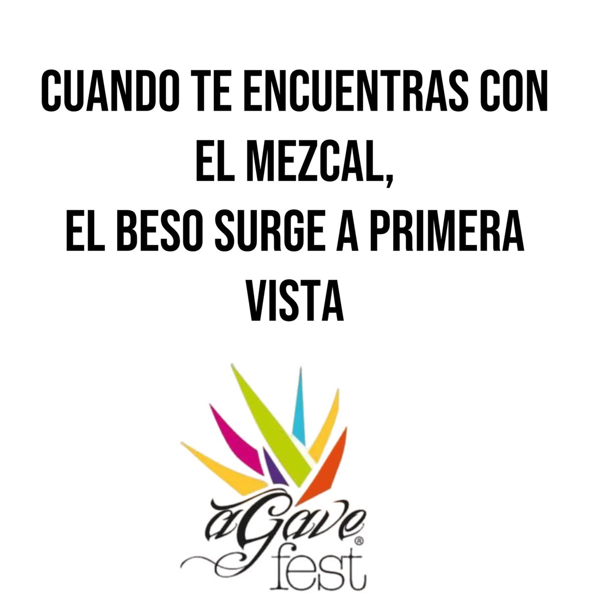 ¡Cuando te encuentras con el mezcal, el beso surge a primera vista!