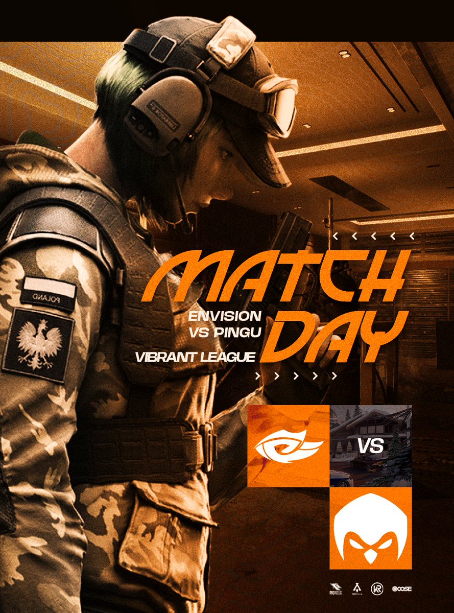 ewaveesports's tweet photo. Today, our R6 Main Team starts into the first qualifier of the @VIBRANT_League!🤩

Our first opponent is @Pingu_E_Sports.💪

GLHF!🧡

Also live over at https://t.co/JblablOcZb for the english and https://t.co/GJ3FxhXRCk for the german cast!👀

Tune in and cheer on our boys!🫶 https://t.co/ujPtzx7hhw