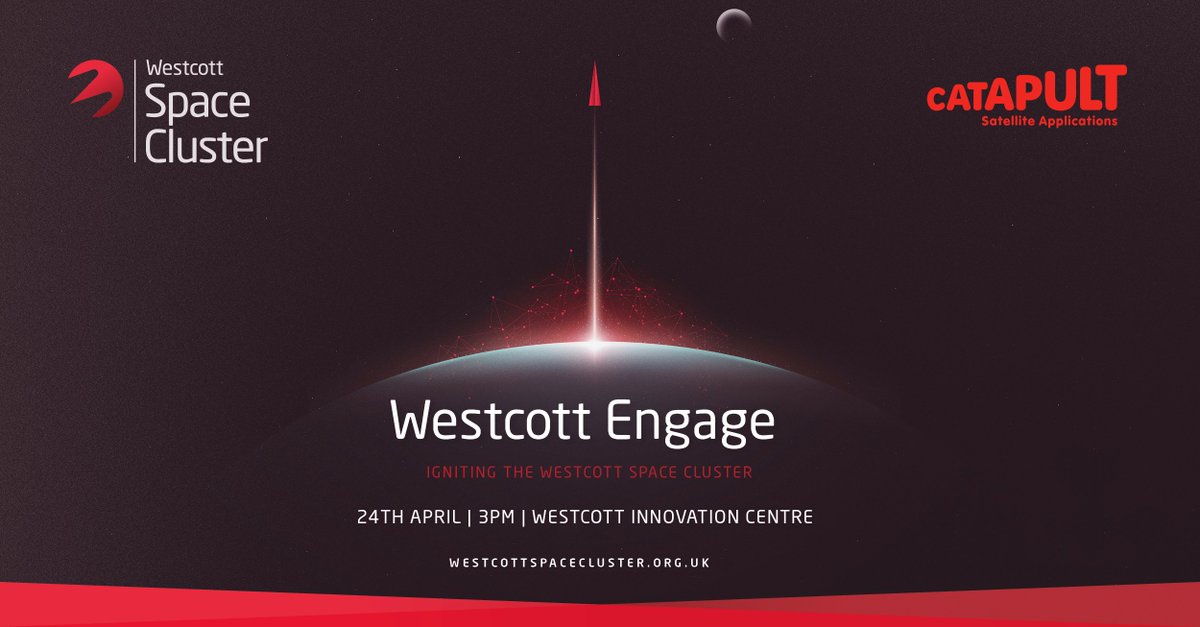 At this month's #WestcottEngage we have @SpaceSolarSSL discussing their vision for a new solar energy source from space, plus @SatAppsCatapult talking about the capabilities of their DISC Facility, including their Thermal Vacuum Chamber! Register here: ow.ly/cCTQ50Rf9lQ