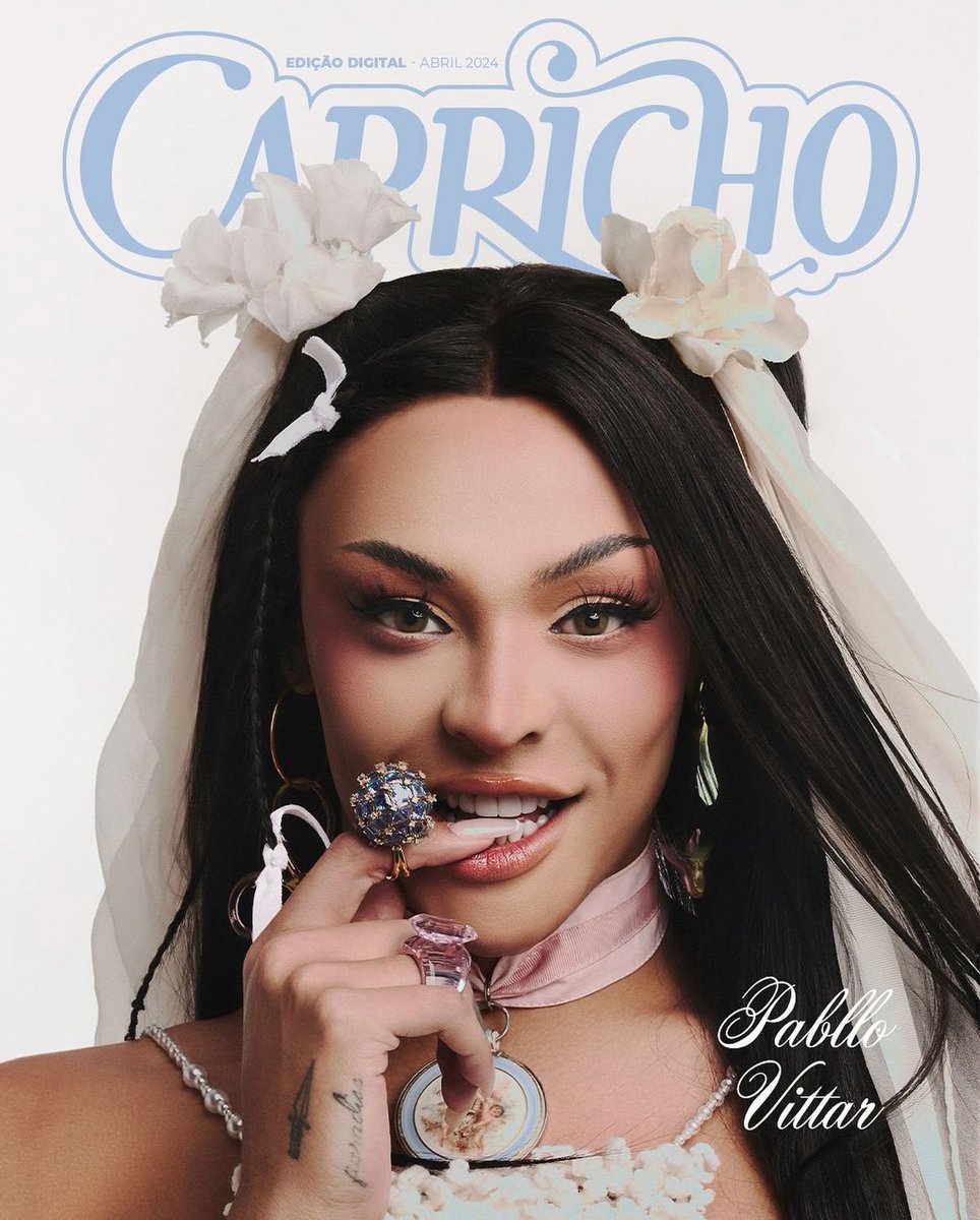 A MAIOR! Pabllo Vittar é capa da nova edição da revista Capricho. 🤍
